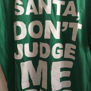 T-shirt Homme Humoristique 'Santa, Don't Judge Me Bro' - Marque Mossimo Supply Co. - Taille 2XL (XX-Large) - 100% Coton - Neuf Avec étiquette